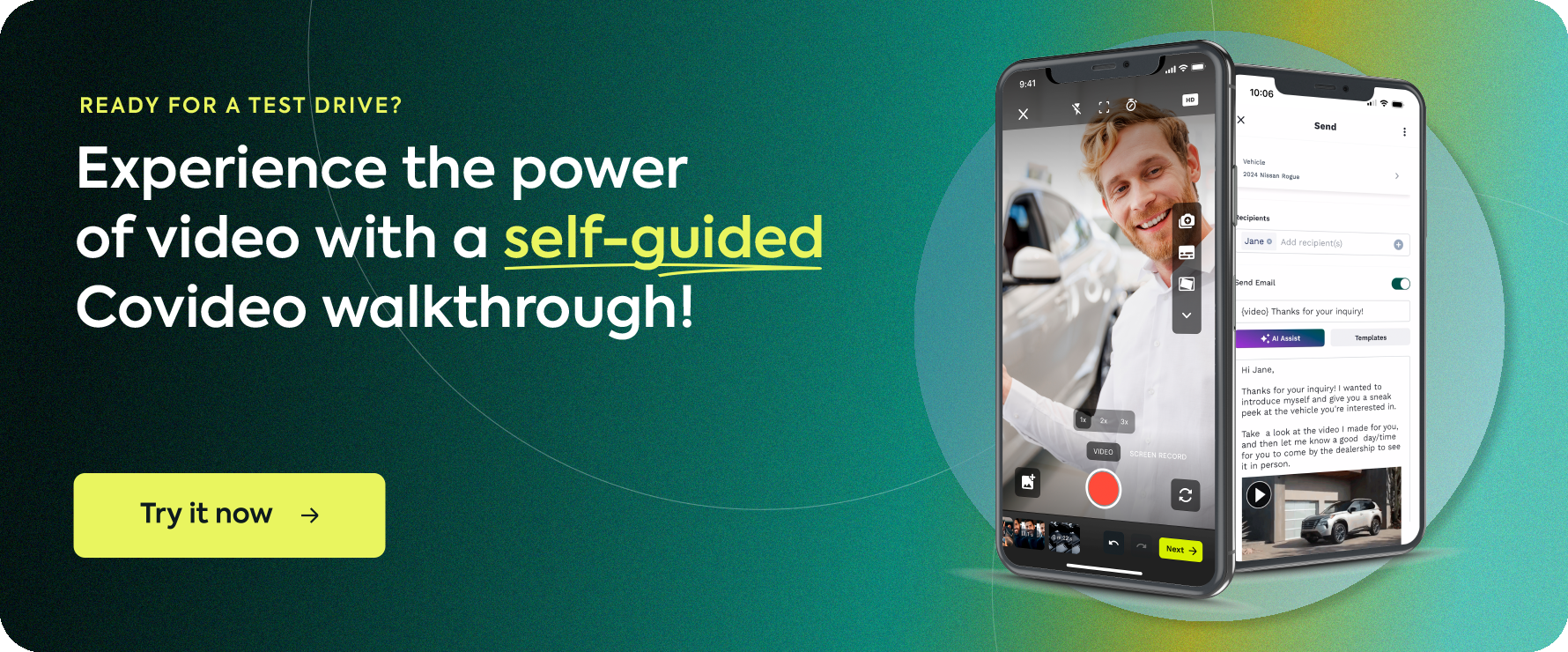 A banner that takes you to Navattic tour